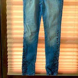 Gap kids embellished skinny jeans